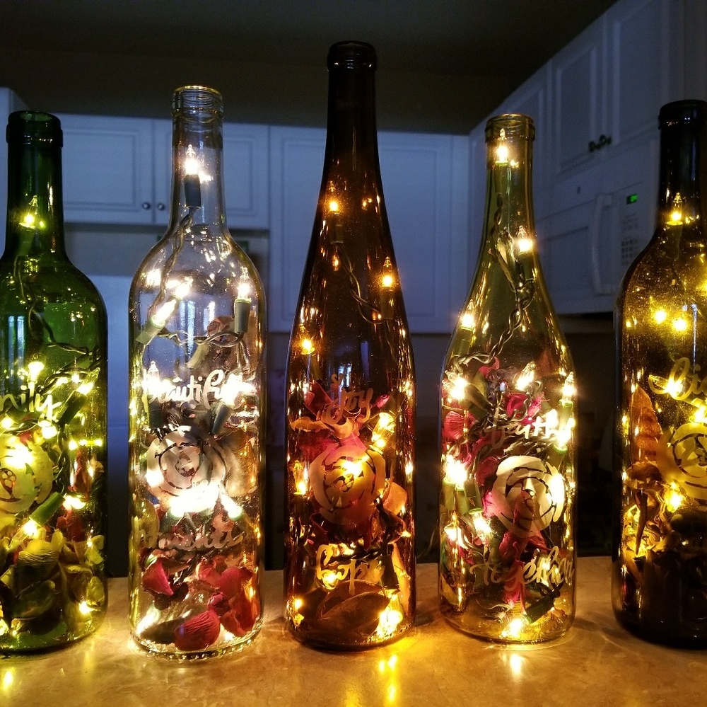 Wine Bottle Light Each